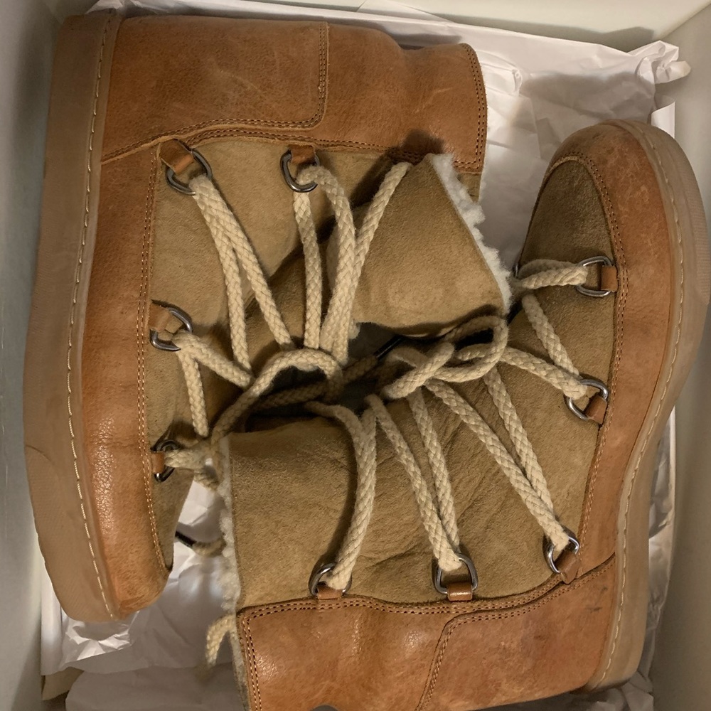 Isabel Marant shearling ankle boot